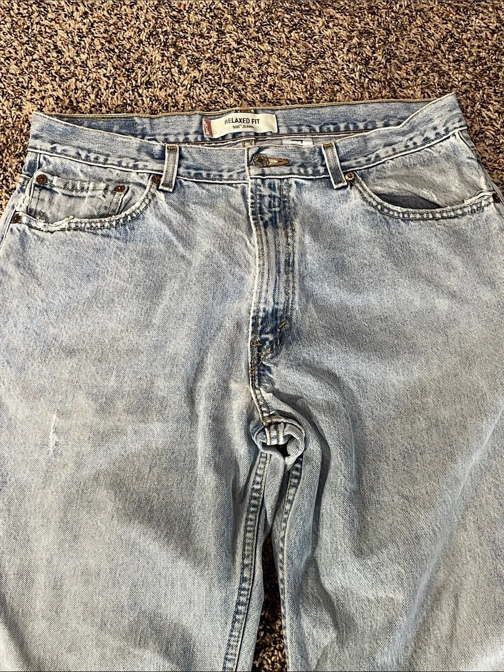 Levi's Light Blue Relaxed Fit Men's Jeans Size 36X36 | GUC